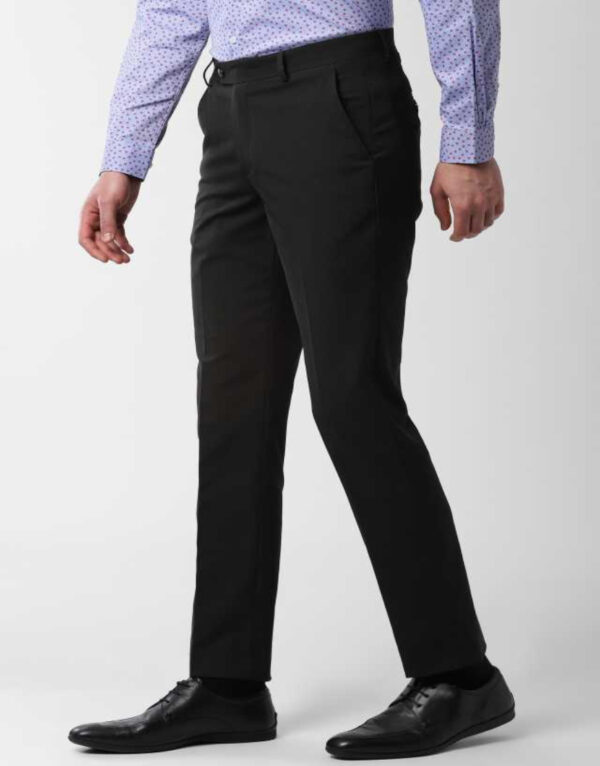 Peter England Slim Fit Men Polyester Blend Trousers - Image 9