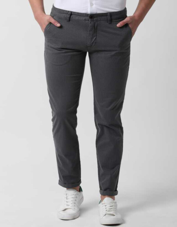 Peter England Slim Fit Men Polyester Blend Trousers - Image 6