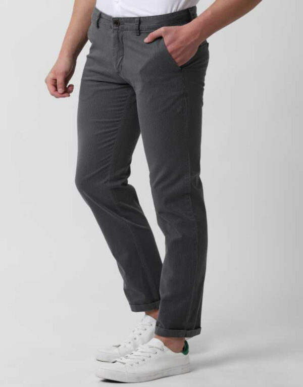 Peter England Slim Fit Men Polyester Blend Trousers - Image 5